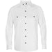 Mens Long Sleeve Oryx Bush Shirt - White Only-