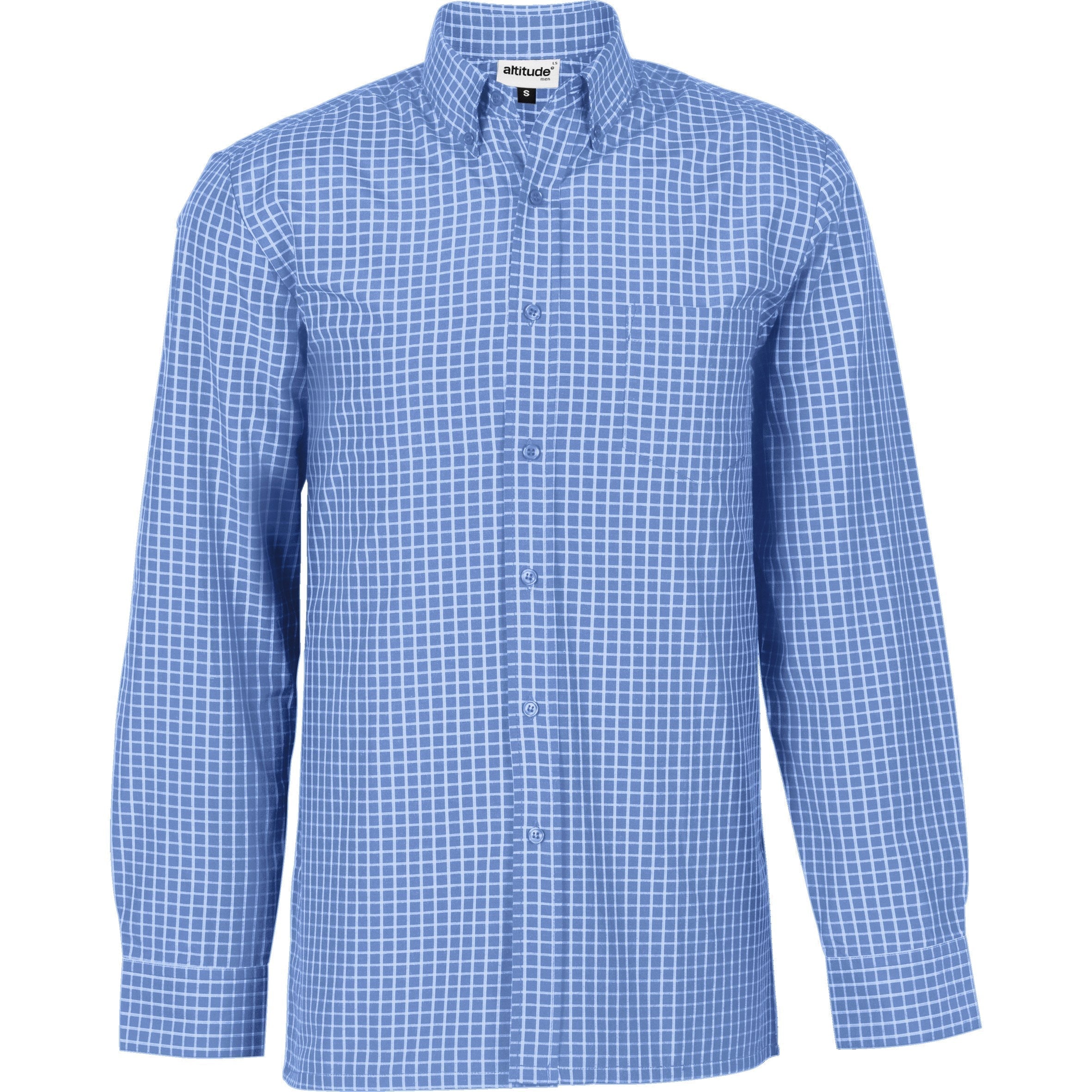 Mens Long Sleeve Prestige Shirt - Light Blue Only-