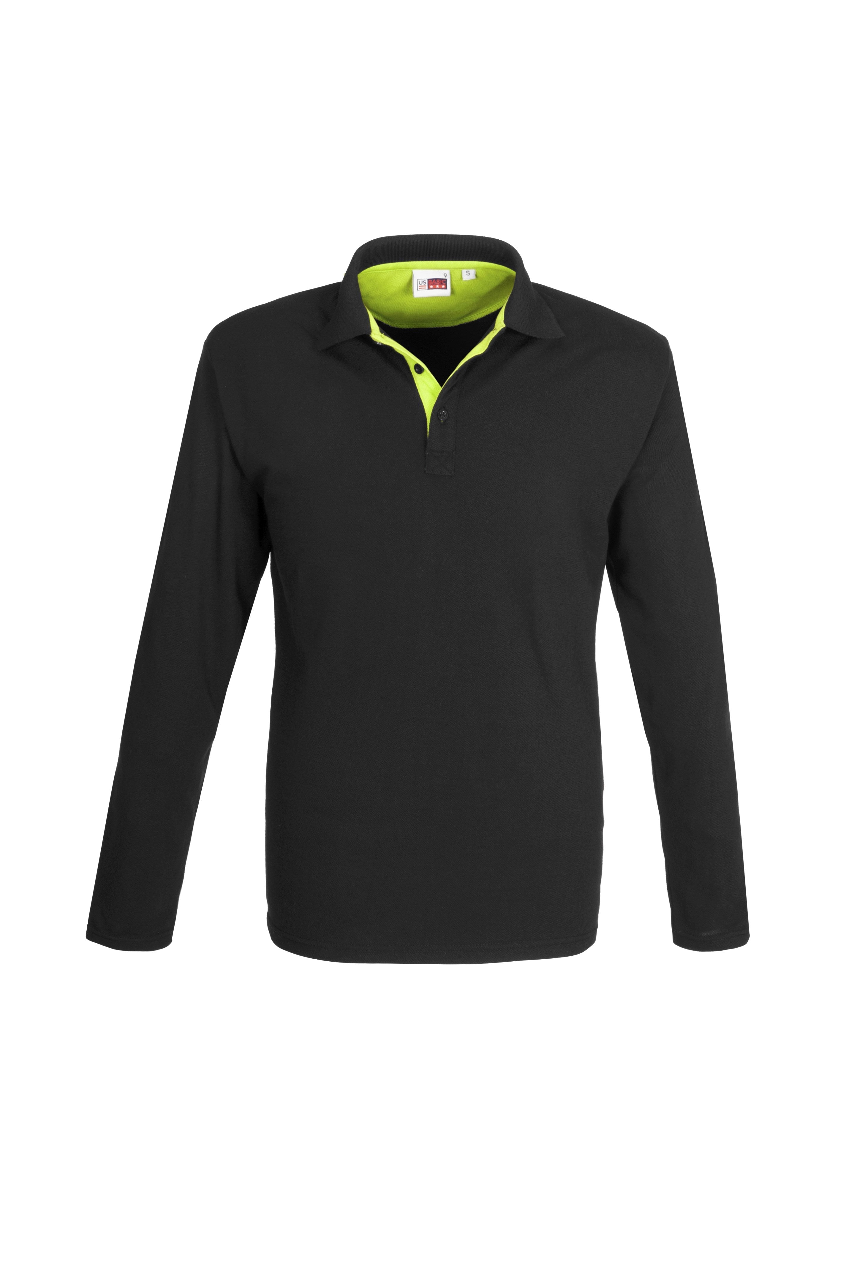 Black and yellow golf shirts best sale