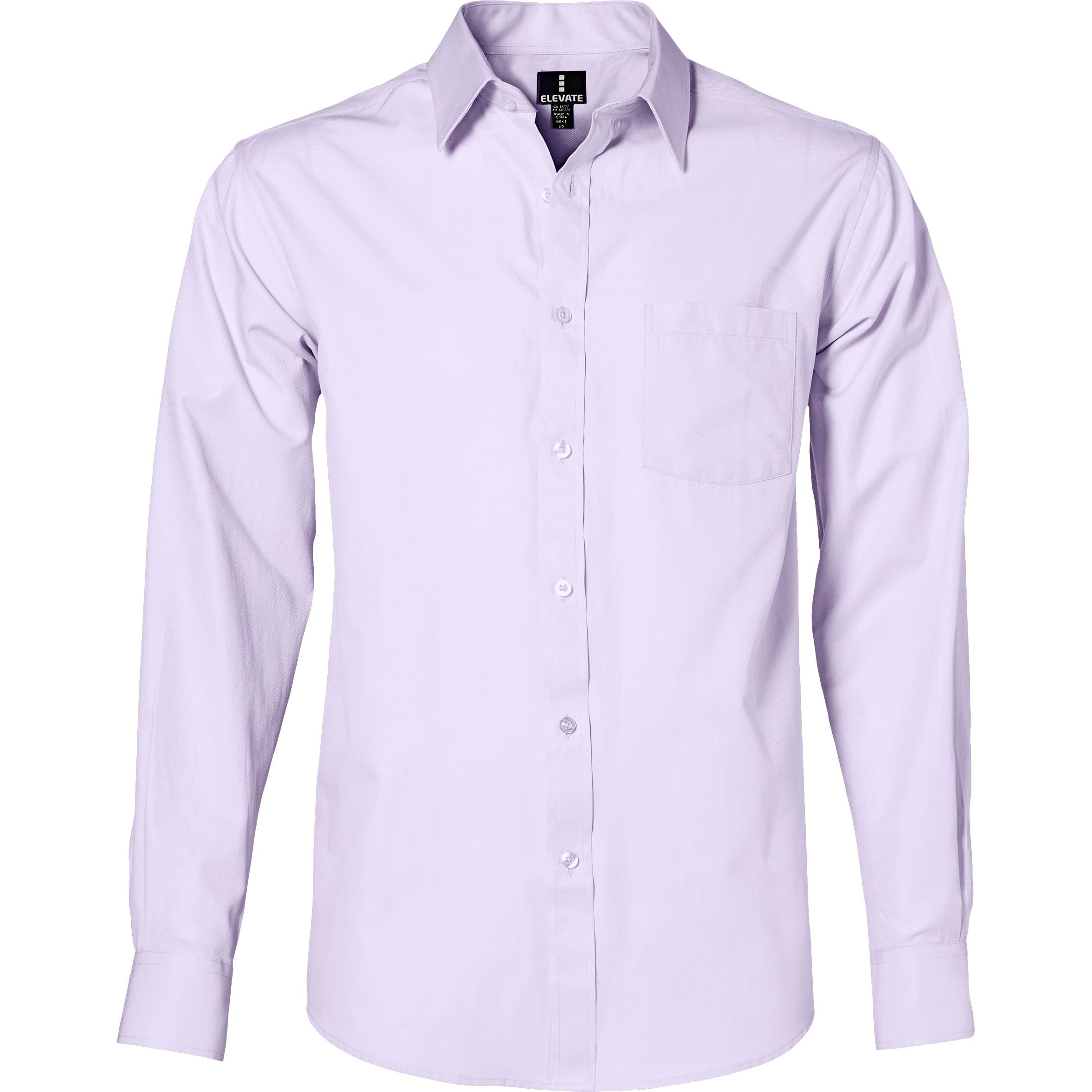 Mens Long Sleeve Sycamore Shirt-L-Purple-P