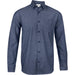 Mens Long Sleeve Viscount Shirt - Royal Blue Only-