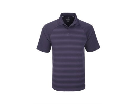 Mens Shimmer Golf Shirt - Black Only-
