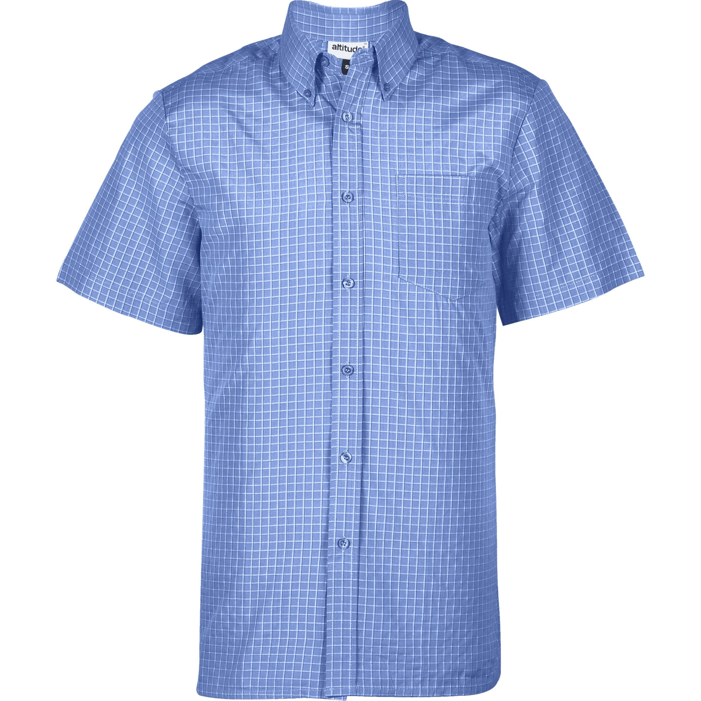 Mens Short Sleeve Prestige Shirt - Light Blue Only-