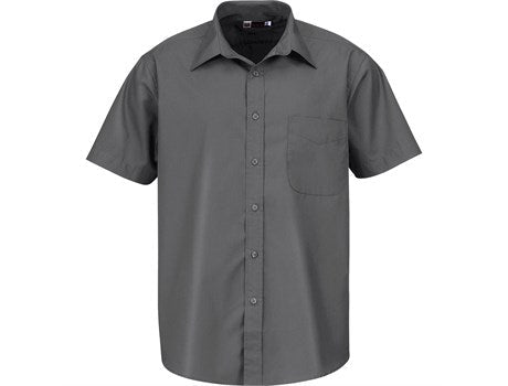 Mens Short Sleeve Washington Shirt - Grey Only-