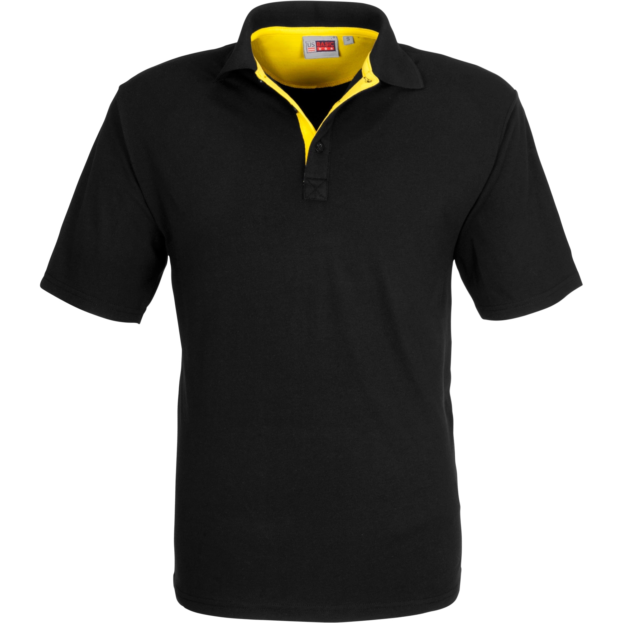 Mens Solo Golf Shirt-L-Yellow-Y