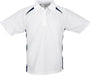 Mens Splice Golf Shirt-L-White-W
