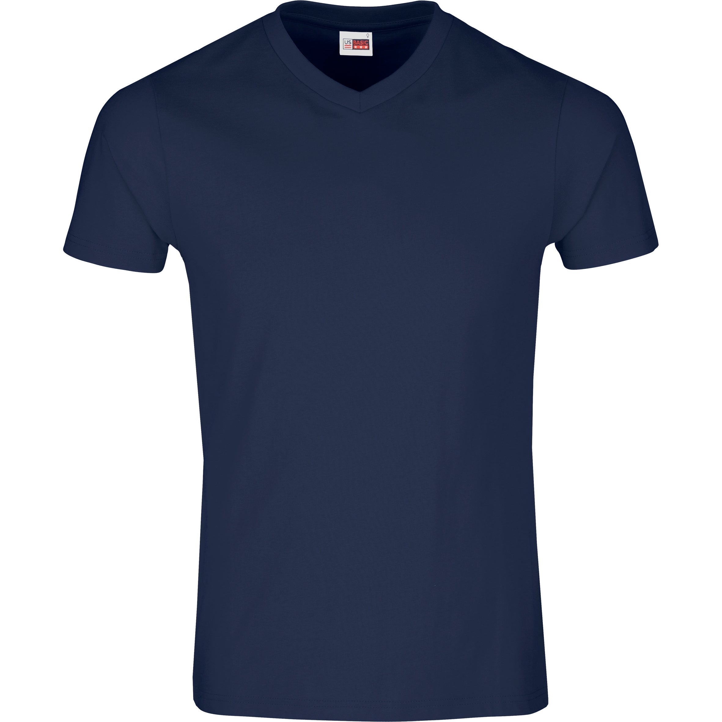 Mens Super Club 165 V-Neck T-Shirt-L-Navy-N
