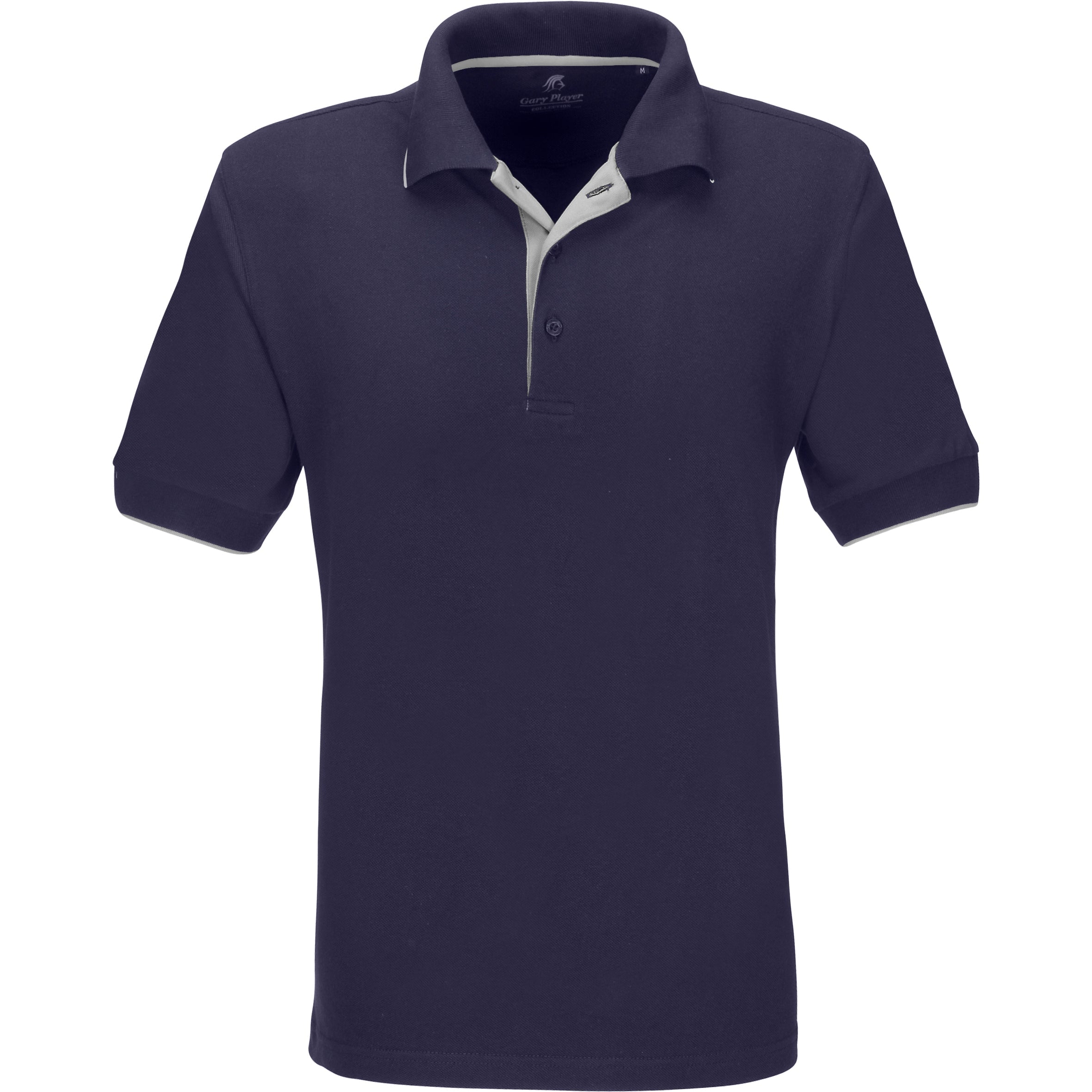 Mens Wentworth Golf Shirt - White Only-L-Navy-N