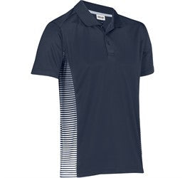 Mens Zeus Golf Shirt-L-Navy-N