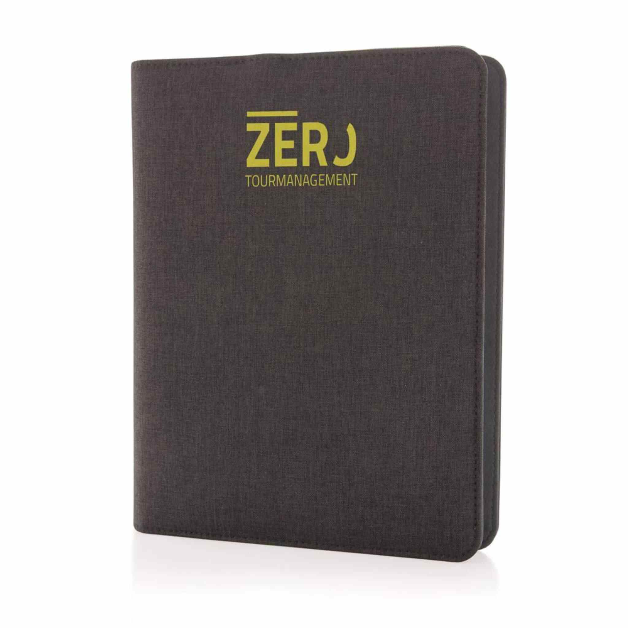 Branded Notebook Portfolio with 3000mAh Powerbank