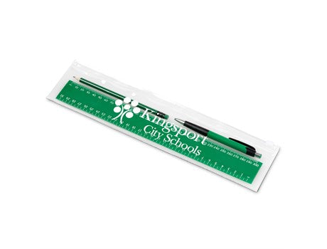 Star Visibility Pencil Case (excludes contents)-Transparent/Frosted White-T