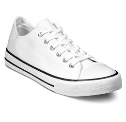 Unisex Trendi Canvas Sneaker-2-White-W